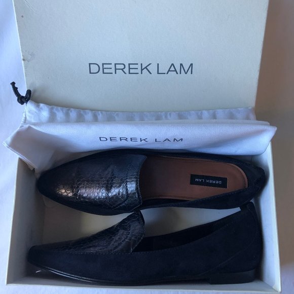 Derek Lam Snake Skin/Suede Loafer; Size 10 - Picture 11 of 11
